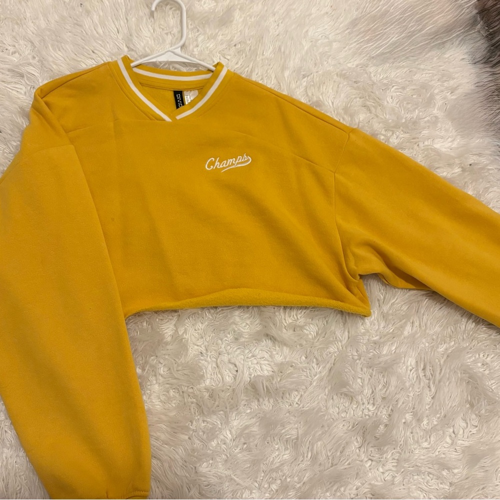 H&M Yellow Crop Top
